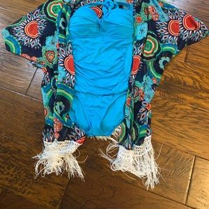 Liz Claiborne NWOT One Piece Swimsuit - Sz 14